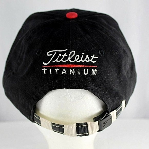 Titleist Golf Black Baseball Cap Adjustable - Picture 3 of 6